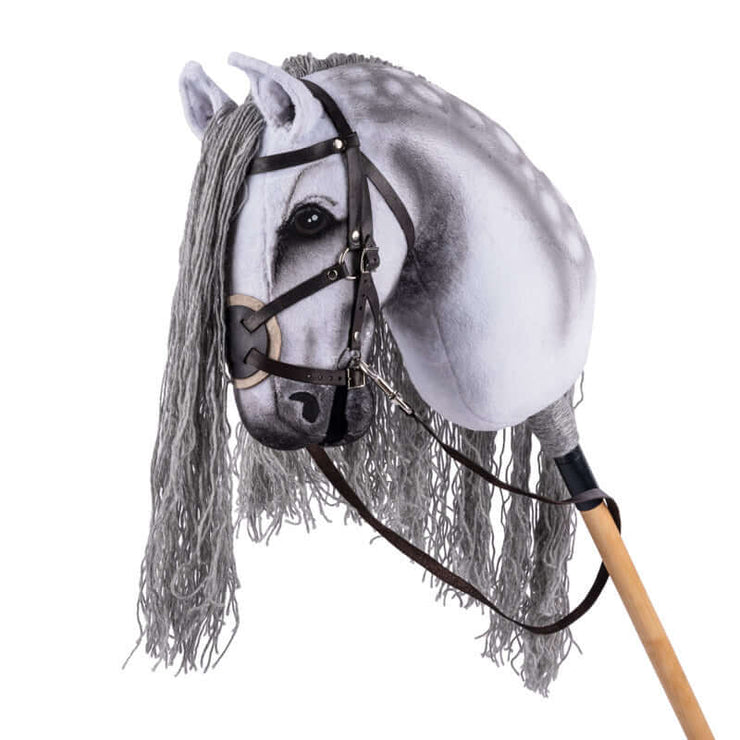 Mexican bridle for PRO hobby horses Size: M, L, XL Color: Black