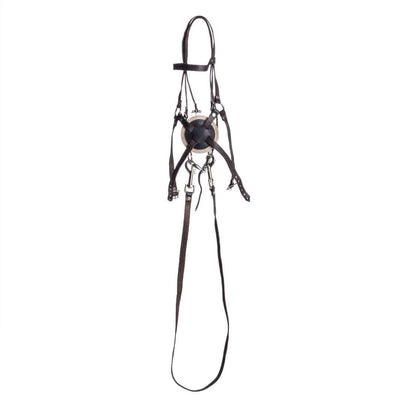 Mexican bridle for PRO hobby horses Size: M Color: Black
