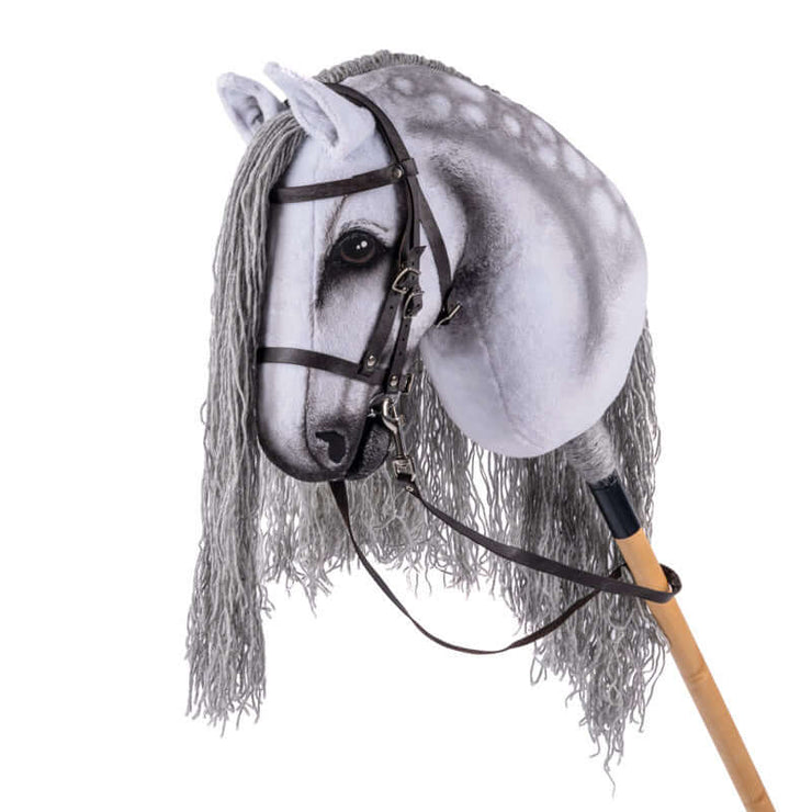 Snaffle bridle for PRO hobby horse Size: M, L, XL Color: Black bridled